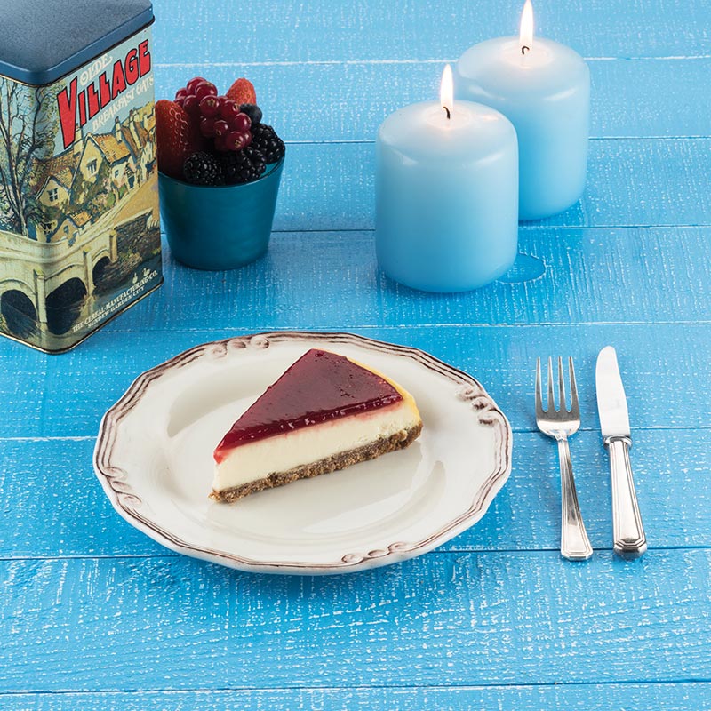 Frambuaz Soslu Cheesecake